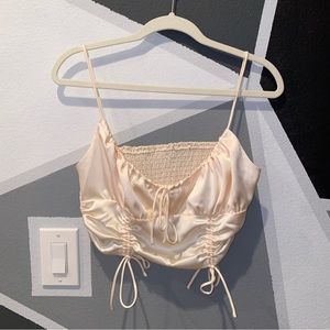 Princess Polly Satin Crop Top